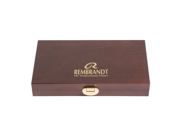 Rembrandt Watercolour wooden box set Traditional | 12 x tubes + accessories