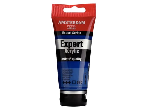 Amsterdam Expert Series Akrylrör 75 ml Phthalo Blue 570