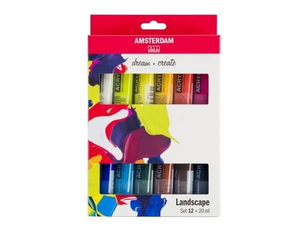 Amsterdam Standard Series akryylimaali maisemasarja | 12 x x