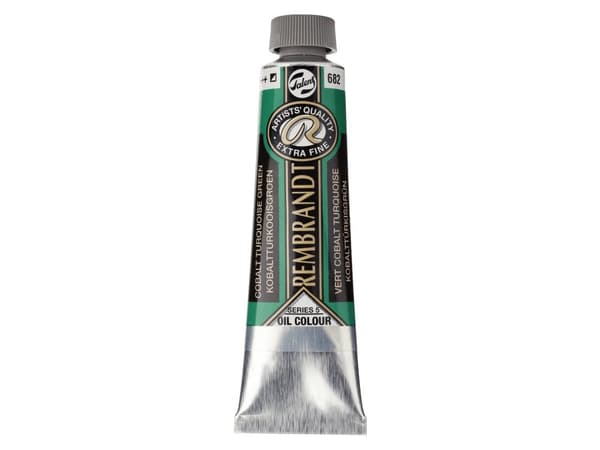 Rembrandt Oil Colour Tube Cobalt Turquoise Green 682