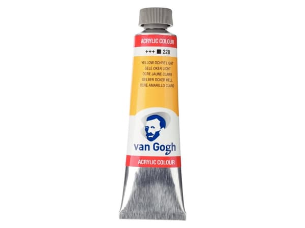 Van Gogh Acrylic Colour Tube Yellow Ochre Light 228