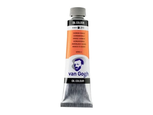 Van Gogh Oil Colour Tube Cadmium Orange 211