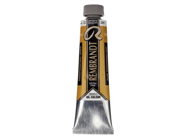 Rembrandt Oil Colour Tube Transparent Yellow Green 281