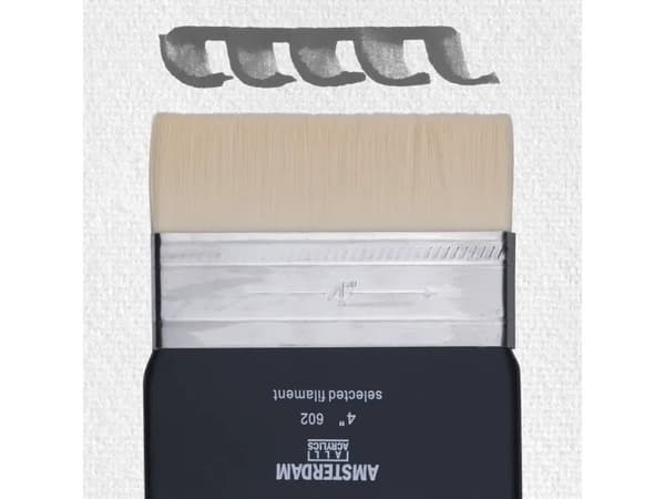 Amsterdam Paddle brush series 602 - 4 inch - synthetic hair