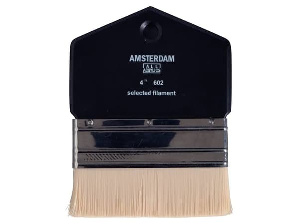 Amsterdam Paddle brush series 602 - 4 inch - synthetic hair