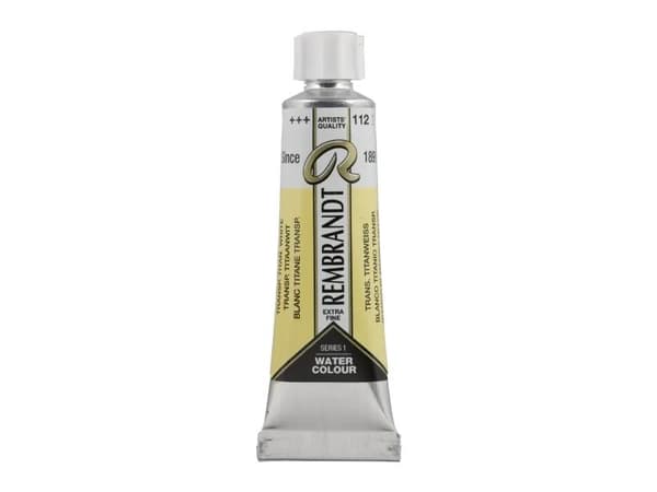 Rembrandt Watercolour Tube Transparent Titanium White 112