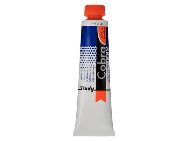Cobra Study Water Mixable Oil Colour Tube Ultramarine 504