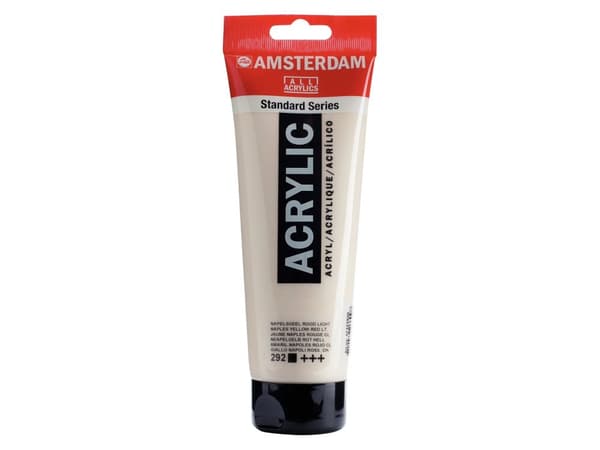 Amsterdam Standard Series Acrylic Tube Naples Yellow Red Light 292