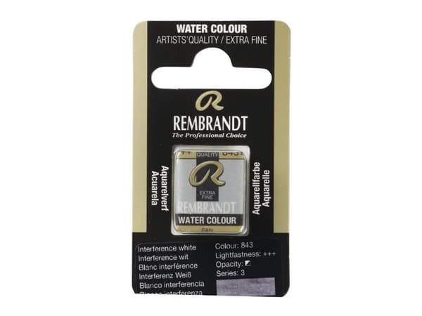 Rembrandt Watercolour Pan Interference White 843