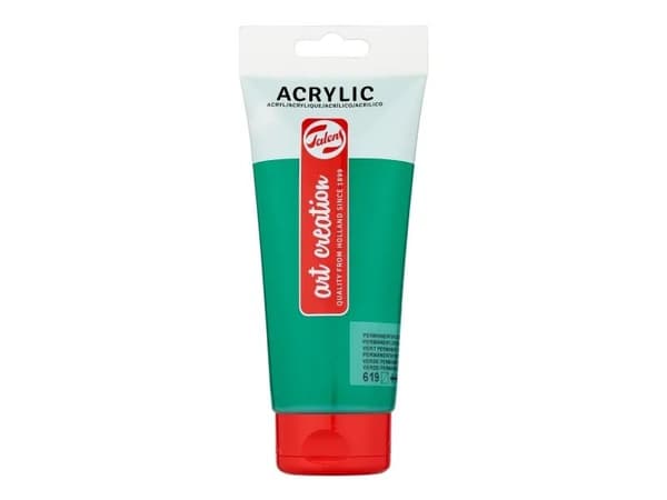 Talens Art Creation Acrylic Colour Tube Permanent Green Deep 619