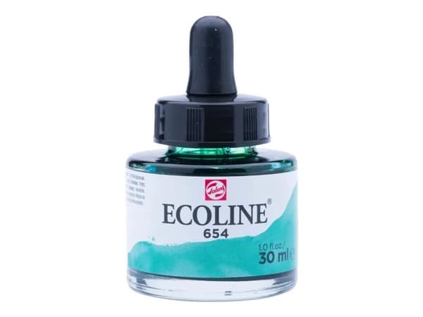 Ecoline Liquid Watercolour Bottle Fir Green 654