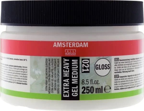 Amsterdam Extra heavy gel medium gloss 021 jar