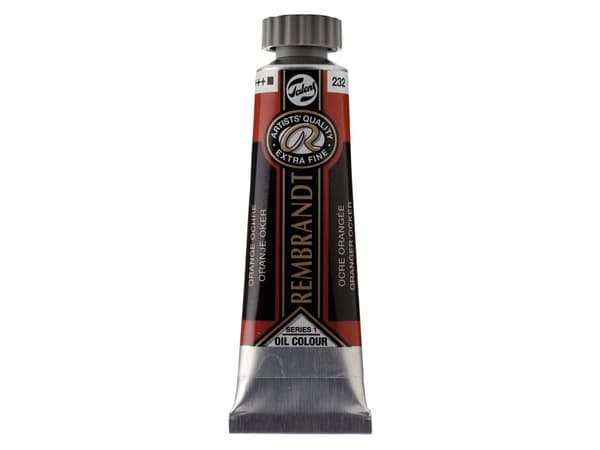 Rembrandt Oil Colour Tube Orange Ochre 232