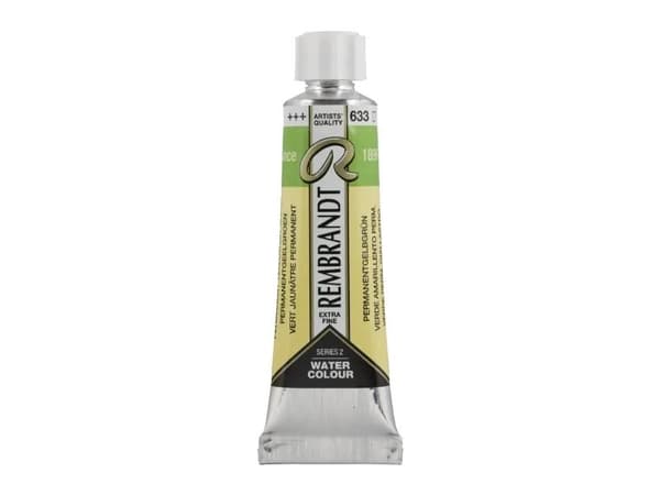 Rembrandt Watercolour Tube Permanent Yellowish Green 633