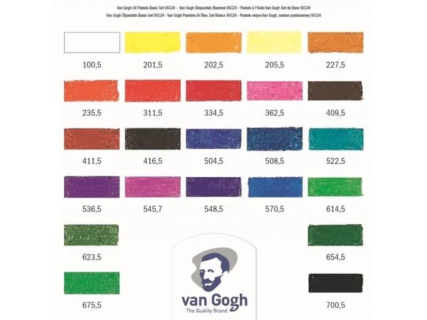 Van Gogh Oil pastel basic set | 24 colours