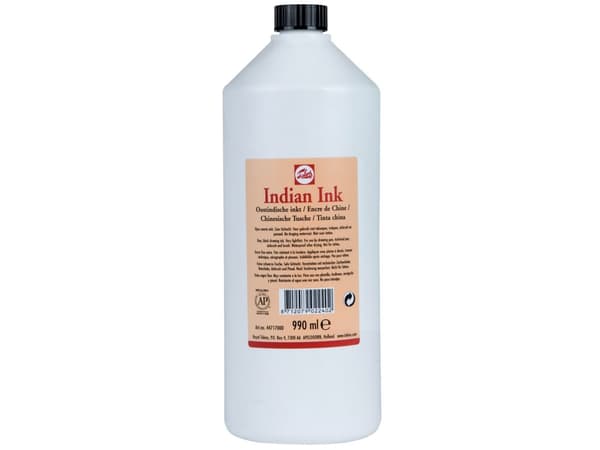 Talens Indian Ink Bottle Black 700