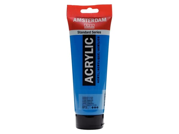 Amsterdam Standard Series Acrylic Tube Primary Cyan 572