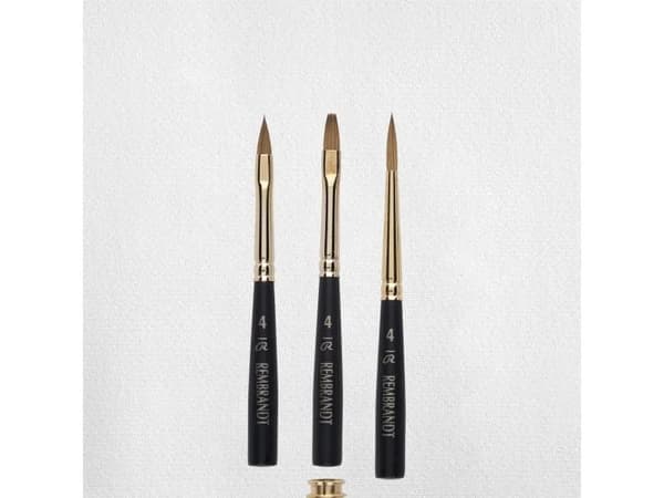 Rembrandt Watercolour brush travel set | 3 x no. 4