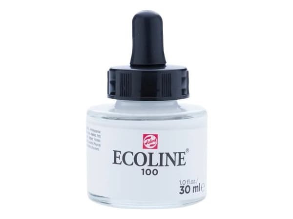 Ecoline Liquid Watercolour Bottle White 100