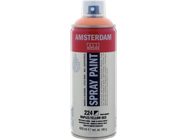 Amsterdam Spray Paint Naples Yellow Red 224
