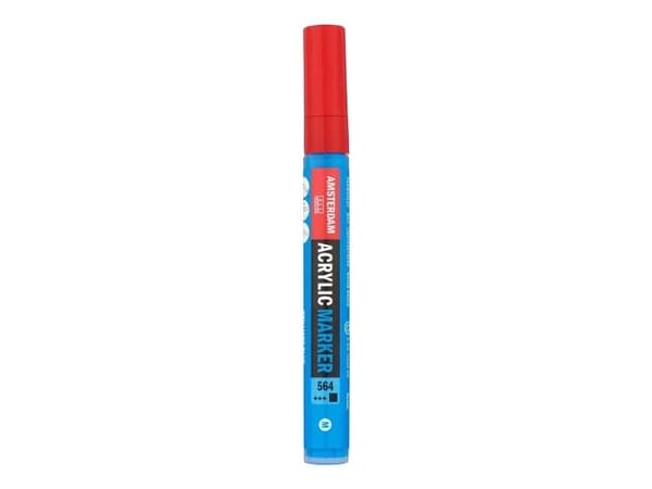 Amsterdam Acrylic Marker 4 mm Brilliant Blue 564