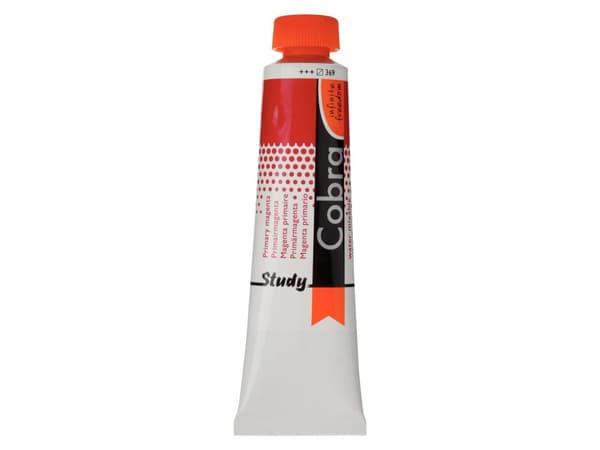 Cobra Study Water Mixable Oil Colour Tube Primary Magenta 369