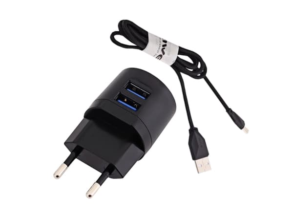 AWEI lataussovitin USB 2.1A 2 ulostuloa - 2002265