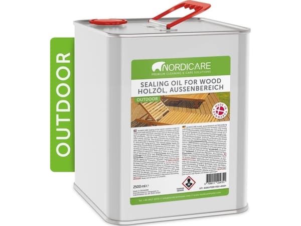 Nordicare Sealing Oil for wood 2,5Ltr