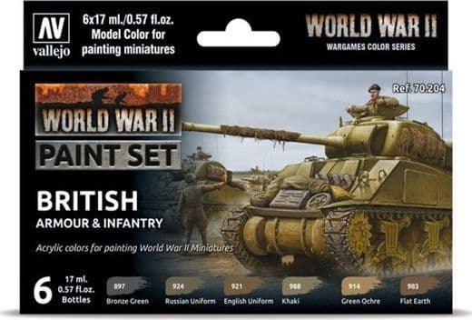 Vallejo Farb Vallejo WWII British Armour Infantry uniwersalny