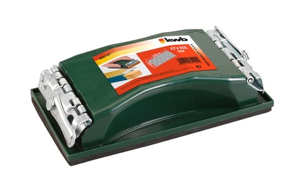 kwb 485121, Fleksibel, Slipebrett, Grønn, Klemmer, 230 x 93 mm, Plast