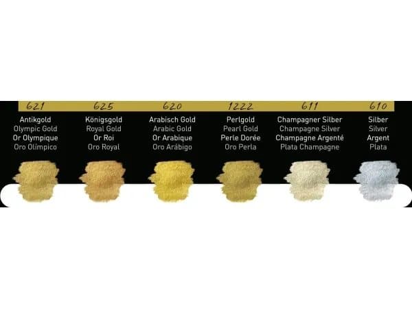 FINETEC® Pearlescent watercolour set Classic | 6 colours