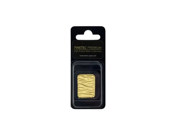 FINETEC® Premium pearlescent watercolour pan | Rich Gold