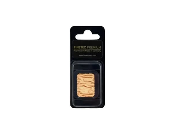 FINETEC® Premium pearlescent watercolour pan | Pale Gold