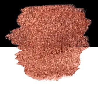 FINETEC® Premium pearlescent watercolour pan | Brilliant Rust