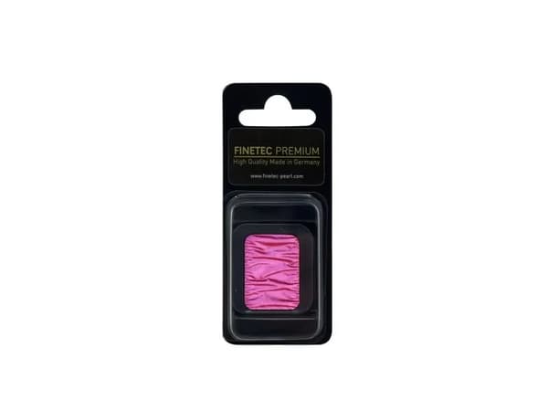 FINETEC® Premium pearlescent watercolour pan | Sparkling Pink