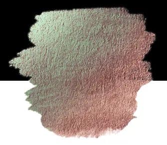 FINETEC® Premium Flip-Flop watercolour pan | Golden Green/Pink