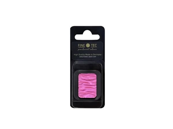 FINETEC® Pearlescent watercolour pan | Fuchsia