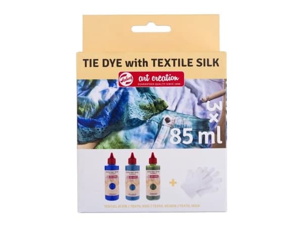 Talens Art Creation Tie-dye set Blue | 3 x + gloves