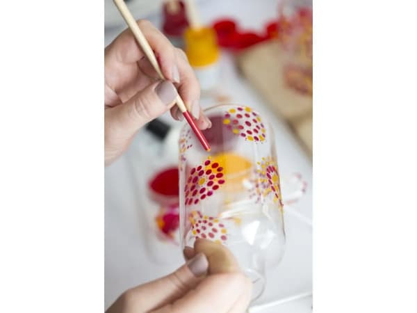 Talens Art Creation Glass & Porcelain Transparent set Pink Frost | 4 x