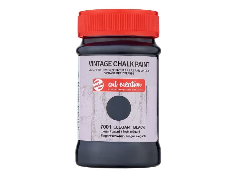 Talens Art Creation Vintage Chalk Jar 100 ml Elegant Black 7001