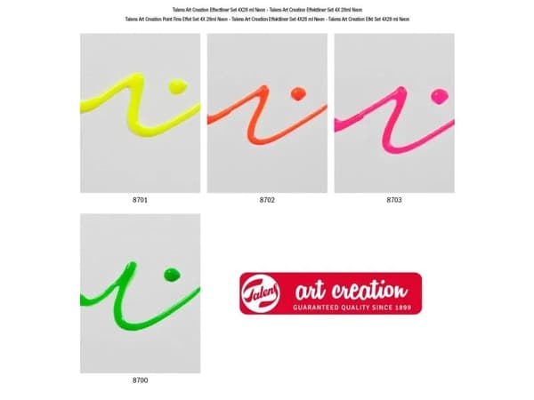 Talens Art Creation Effect Liner set Neon | 4 x
