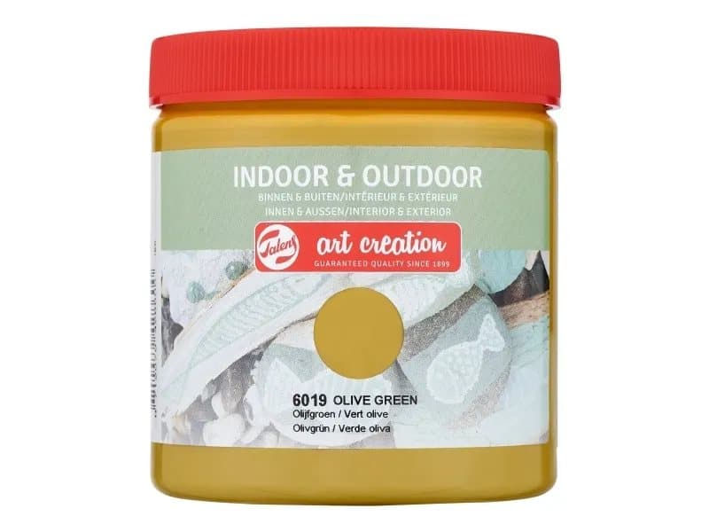 Talens Art Creation Indoor & Outdoor Jar 250 ml Olive Green 6019