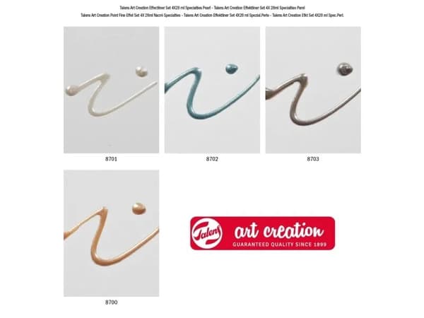 Talens Art Creation Effect Liner set Specialties Pearl | 4 x