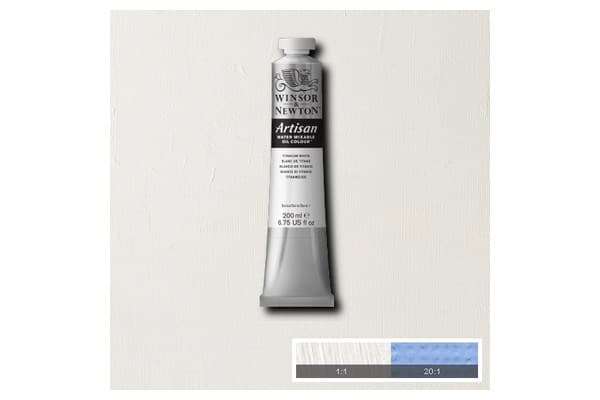 Artisan water mix oil 200ml titanium white 644
