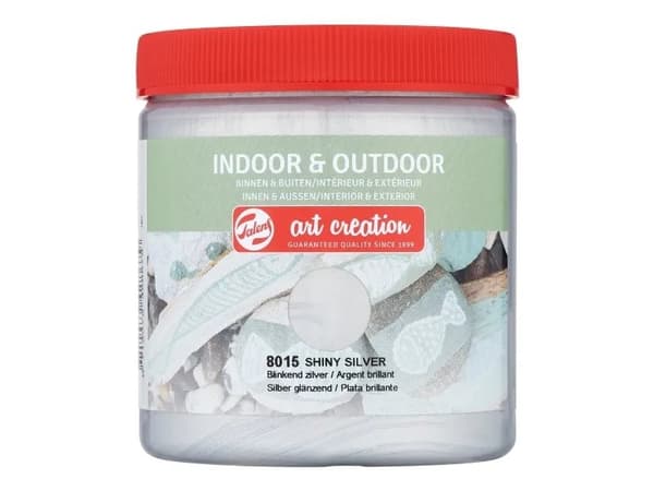 Talens Art Creation Indoor & Outdoor Jar Shiny Silver 8015