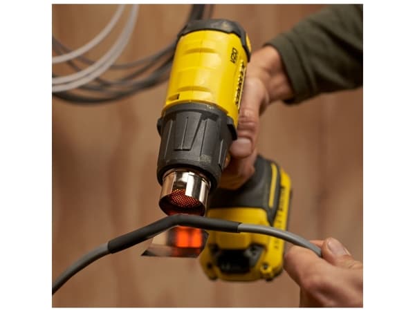 Stanley FATMAX SFMCE530B-XJ, Varmluftspistol, Pistolhåndtak, Sort, Gult, 510 °C, Batteri, Lithium-Ion (Li-Ion)
