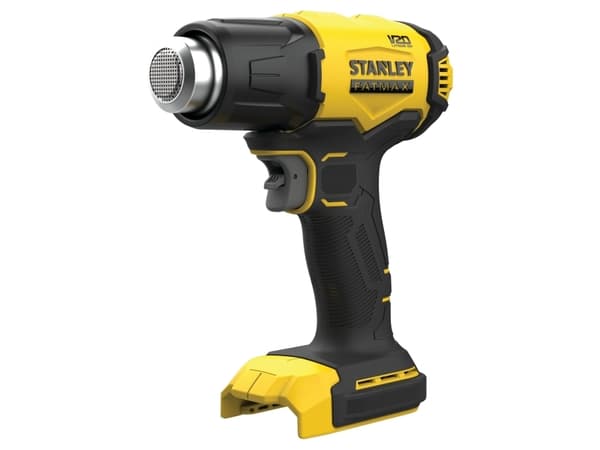 Stanley FATMAX SFMCE530B-XJ, Varmluftspistol, Pistolhåndtak, Sort, Gult, 510 °C, Batteri, Lithium-Ion (Li-Ion)