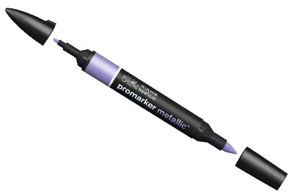Metallic marker violet