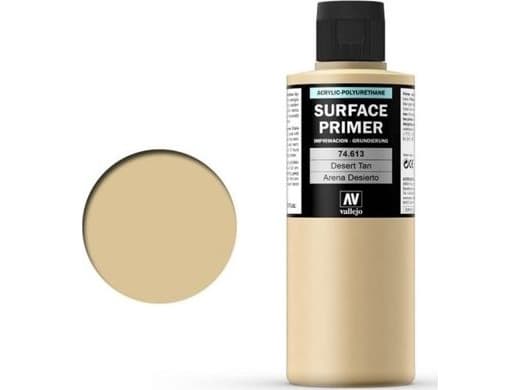 Vallejo Desert Tan Base 200 ml Vallejo Acrylic Surface Primer Universal