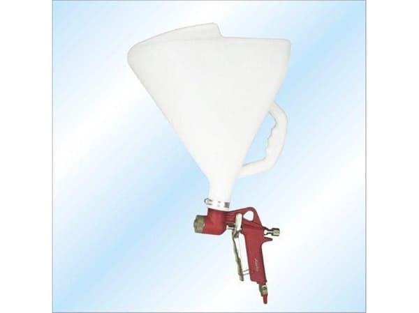 GIPSPISTOL PLASTTANK SILVER